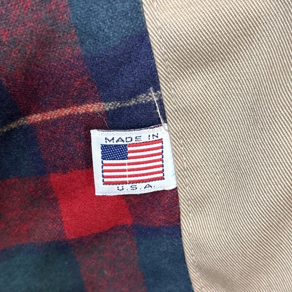 Vintage Pendleton Pen West Flannel Lined Hunting Jacket Size L Thinsulate